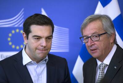 Alexis Tsipras ir Jeanas-Claude Junckeris