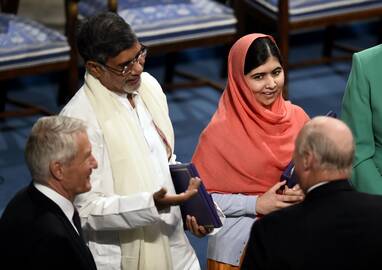 Kailashu Satyarthi ir Malala Yousafzai