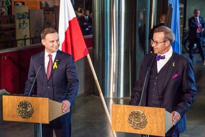  Andrzejus Duda ir Toomas Hendrikas Ilvesas