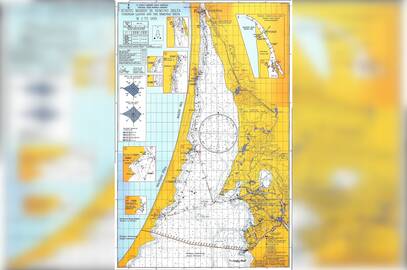 Situacija: dėl to, kad Lietuva nepriklauso Tarptautinei hidrografų organizacijai, Kuršių marių jūrlapį lengviau rasti nei Baltijos jūrlapius.