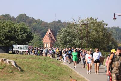 Maršrutas: „Walk15“ IKI ėjimo varžybos“ kvietė žingsniuoti nuo Liepų parko aikštės iki pat Zapyškio.