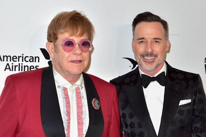  Elton John (kairėje) ir David Furnish