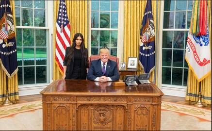 Kim Kardashian ir Donaldas Trumpas