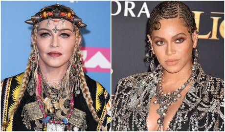 Madonna (kairėje) ir Beyoncé