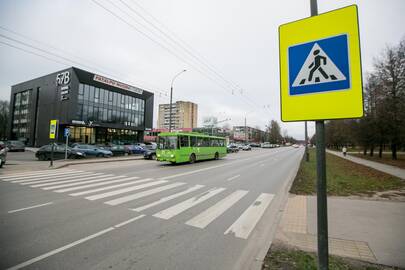 Kazusas: tai, kas pernykštį rugsėjį įvyko šioje V.Krėvės prospekto pėsčiųjų perėjoje, narpliojama Kauno apylinkės teisme jau devynis mėnesius.