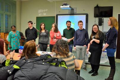 Studentai: Klaipėdos universitete žinių semsis mainų programos dalyviai, atvykę iš užsienio.