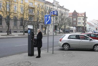 Pokytis: rinkliavos už automobilių stovėjimą praėjusiais metais surinkta daugiau nei prieš metus.