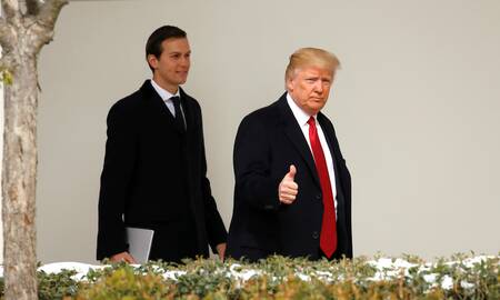 Donaldas Trumpas ir Jaredas Kushneris