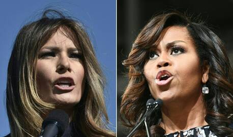 Melania Trump ir Michelle Obama