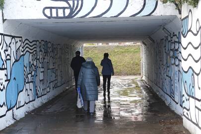 Keisis: tik viena iš trijų požeminių perėjų jau sutvarkyta, kitos dvi laukia savo eilės.