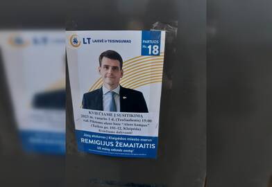 Pastebėjimas: plakate yra ir daugiau akį rėžiančių klaidų, pavyzdžiui, nelietuviškos kabutės.