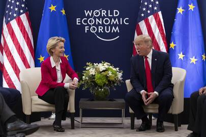 Ursula von der Leyen ir Donaldas Trumpas