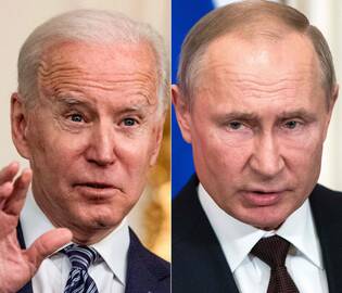 Joe Bidenas ir Vladimiras Putinas