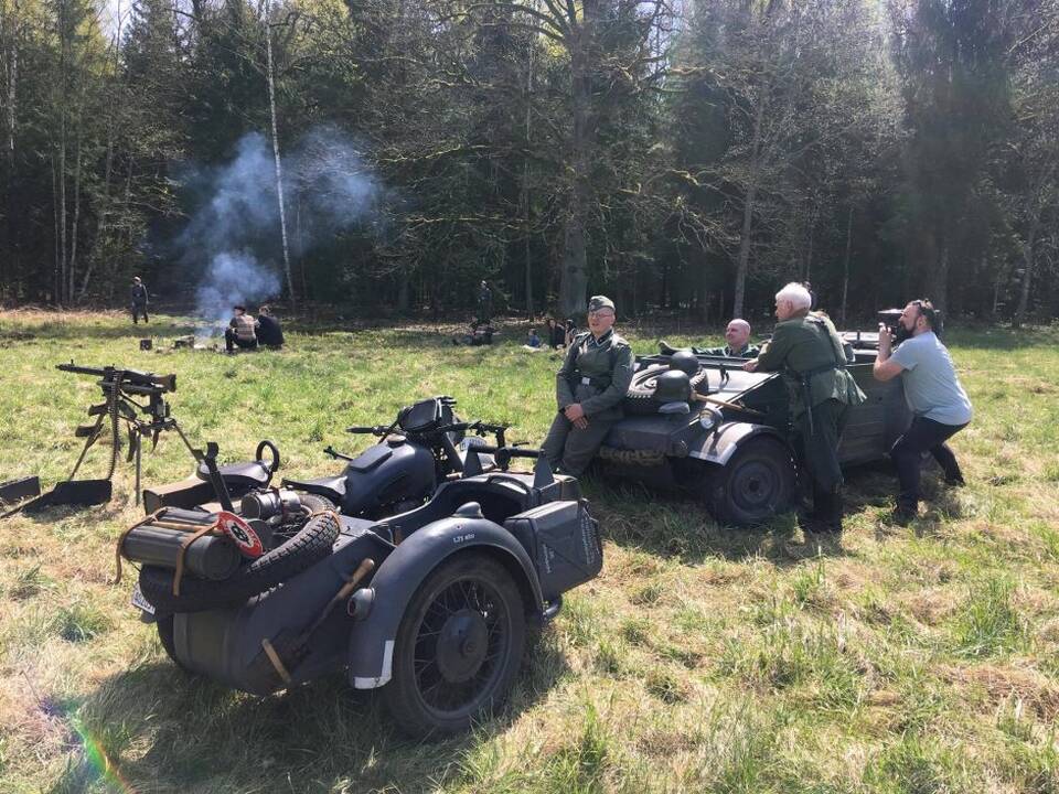 Serialo „Laisvės kaina. Partizanai“ filmavimas Rumšiškėse
