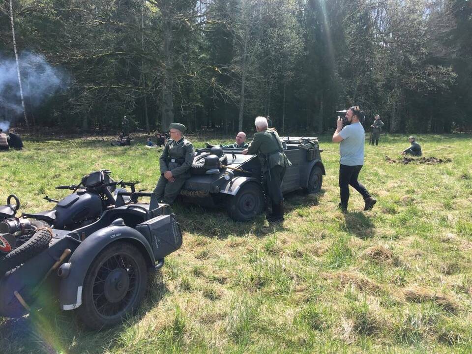 Serialo „Laisvės kaina. Partizanai“ filmavimas Rumšiškėse