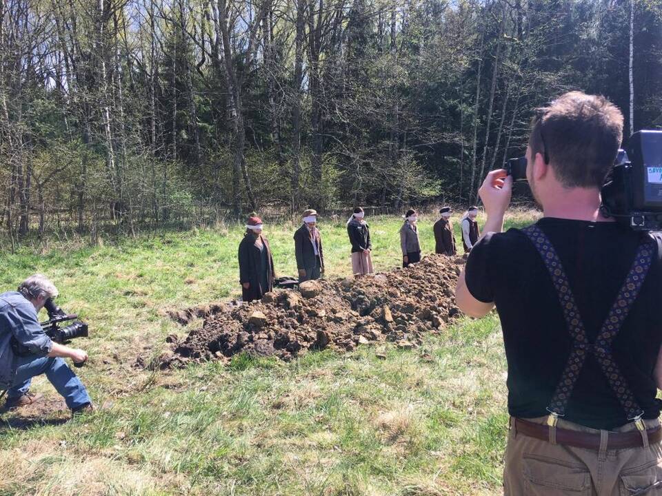 Serialo „Laisvės kaina. Partizanai“ filmavimas Rumšiškėse