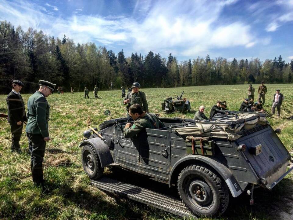 Serialo „Laisvės kaina. Partizanai“ filmavimas Rumšiškėse
