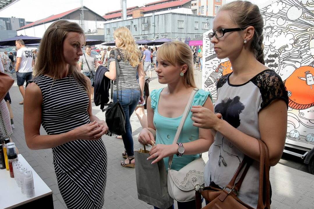 Šeštadienį Kaune, prekybos miestelyje „Urmas“ vyko šventė „Mados rampa“.