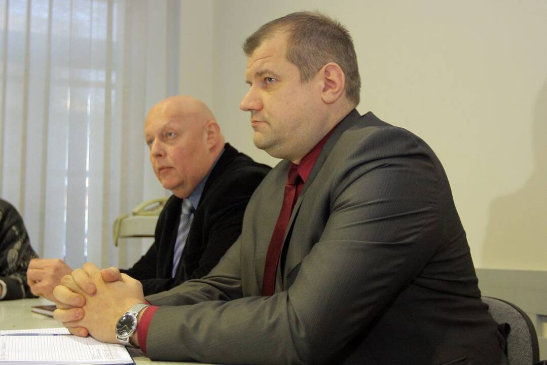 Surengta spaudos konferencija dėl saviečių vaikžudžio bylos.