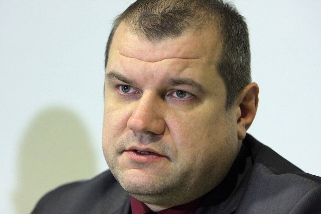 Surengta spaudos konferencija dėl saviečių vaikžudžio bylos.