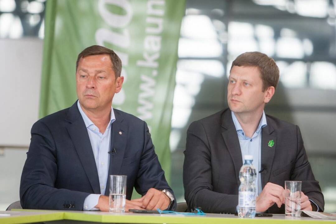 A. Zuokas ir Kauno vicemeras Simonas Kairys