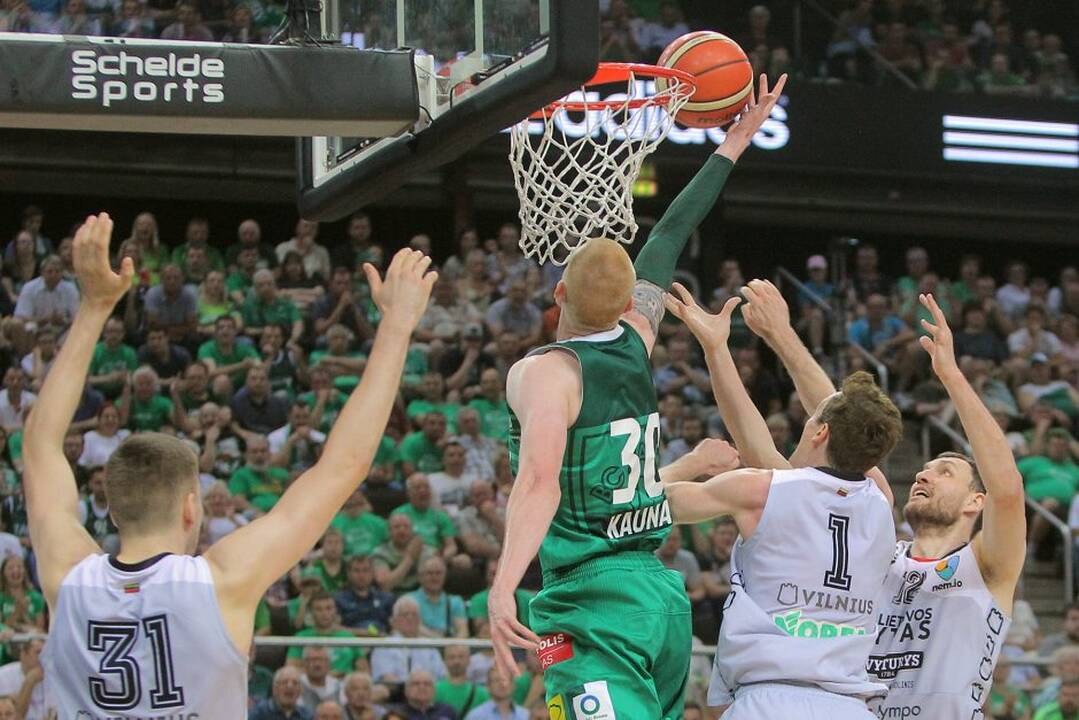 LKL finalas: „Žalgiris“ – „Lietuvos rytas“ 80:70