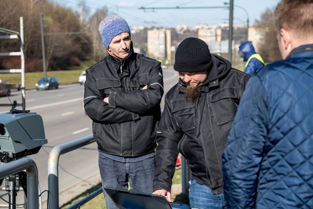 Radaro bandymas Nuokalnės gatvėje