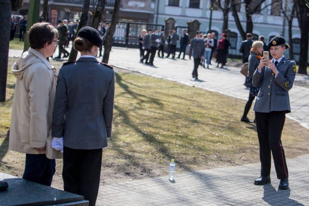 Kadetų priesaika prezidentūroje