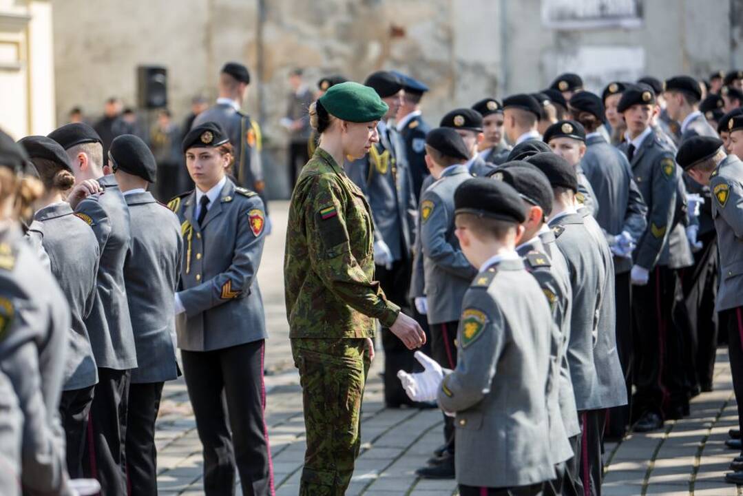 Kadetų priesaika prezidentūroje