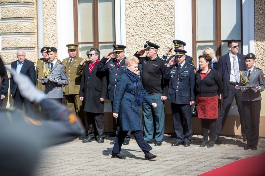 Kadetų priesaika prezidentūroje
