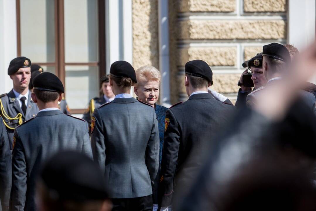 Kadetų priesaika prezidentūroje