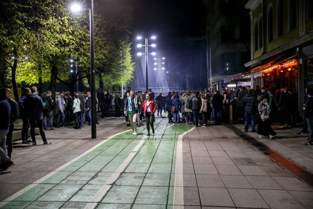 Sirgaliai švenčia "Žalgirio" pergalę