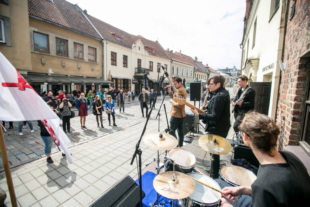 Džiazo gatvės akimirkos