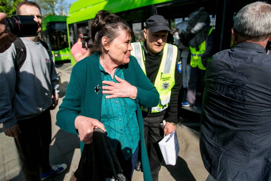 Zuikių gaudymo akcija Kauno viešajame transporte