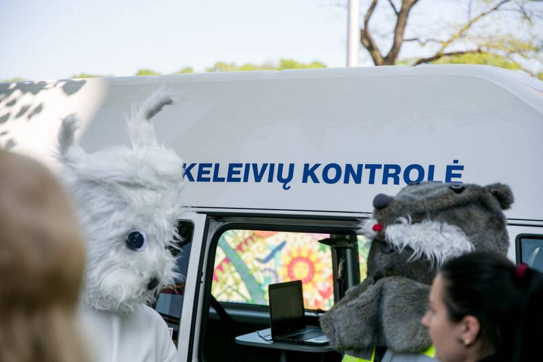 Zuikių gaudymo akcija Kauno viešajame transporte