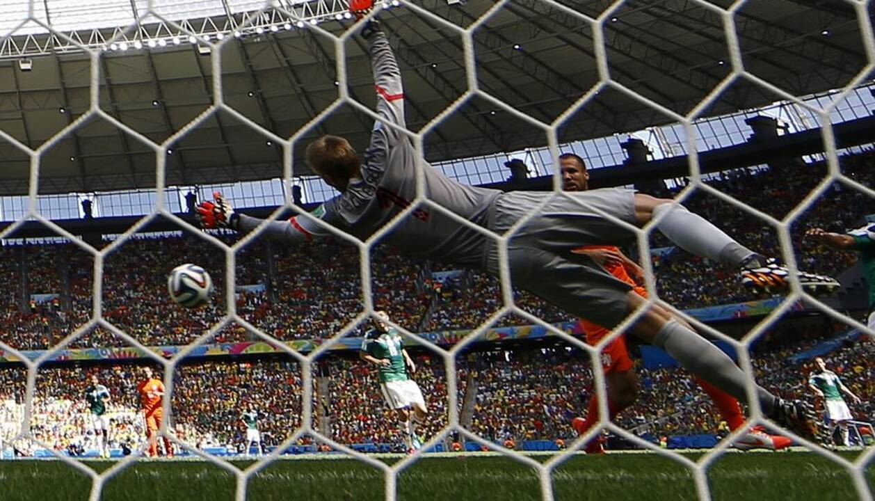 Pasaulio futbolo čempionatas: Meksika - Nyderlandai