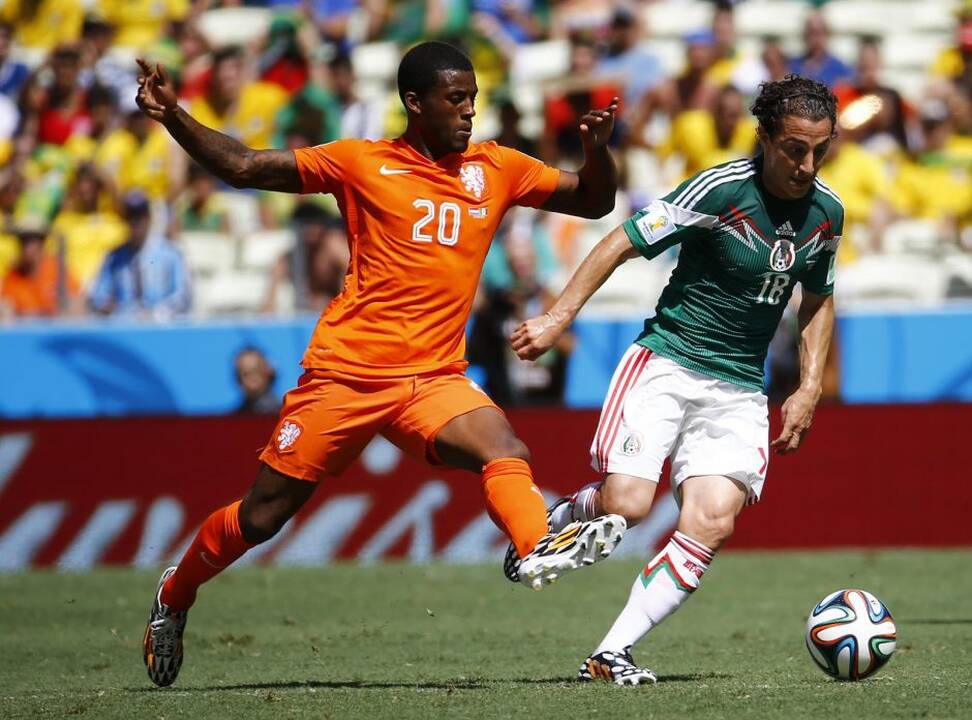 Pasaulio futbolo čempionatas: Meksika - Nyderlandai