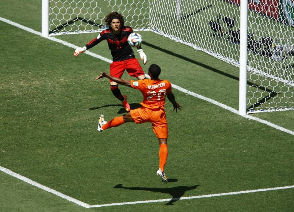 Pasaulio futbolo čempionatas: Meksika - Nyderlandai