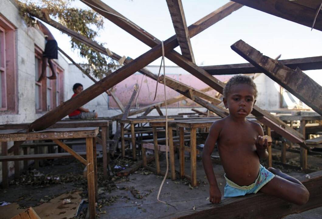 Vanuatu atsigauna po pragaištingos stichijos