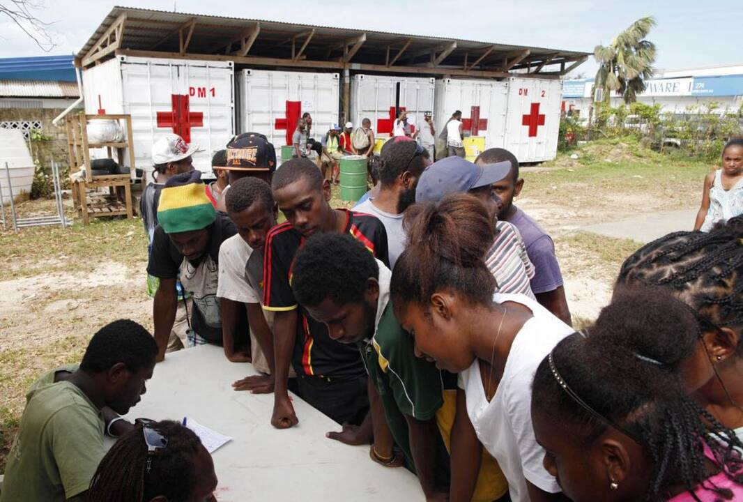 Vanuatu atsigauna po pragaištingos stichijos