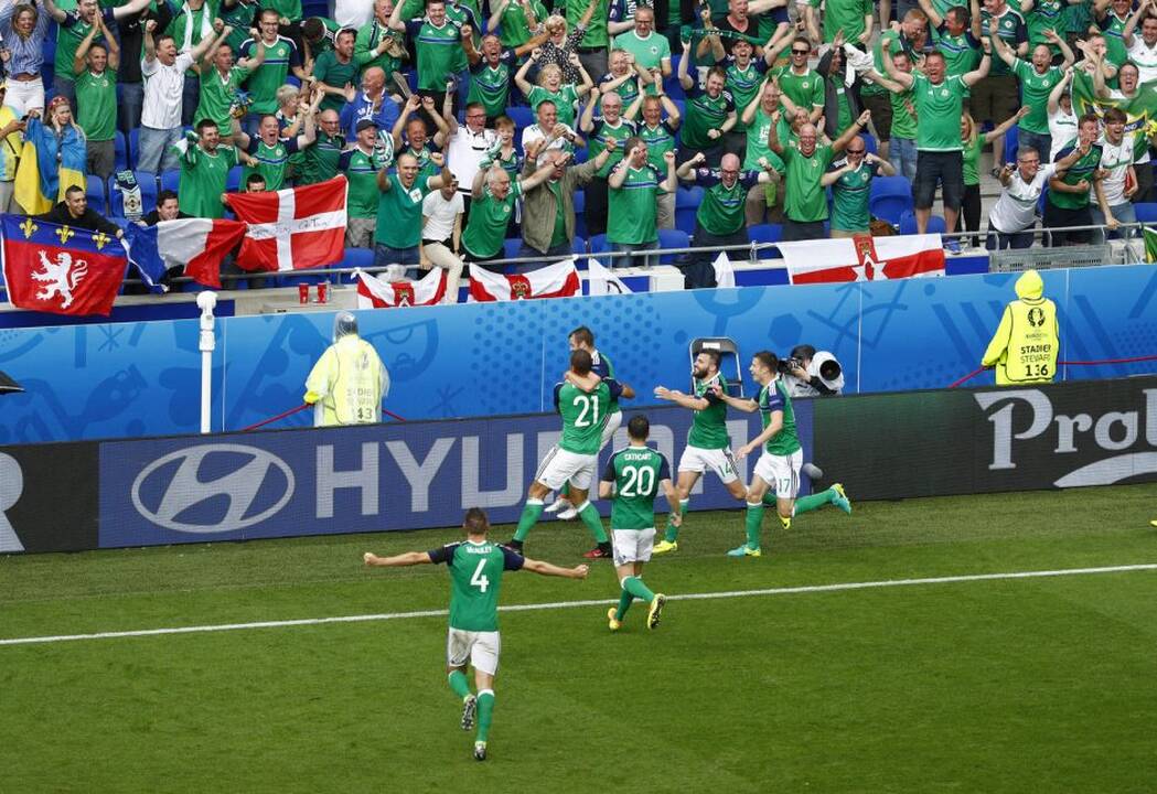 Euro 2016: Šiaurės Airija - Ukraina 2:0