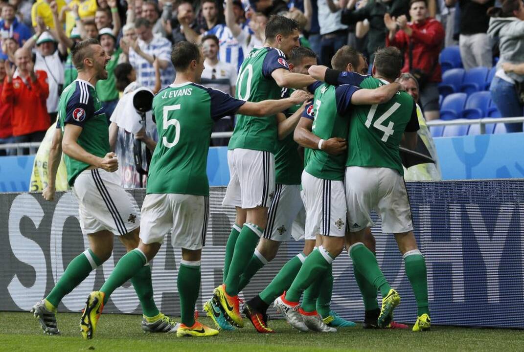 Euro 2016: Šiaurės Airija - Ukraina 2:0
