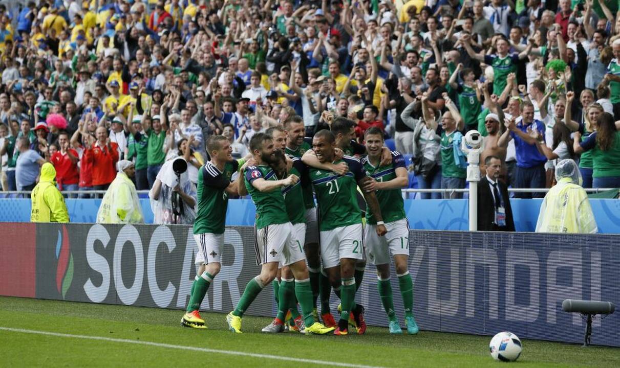 Euro 2016: Šiaurės Airija - Ukraina 2:0