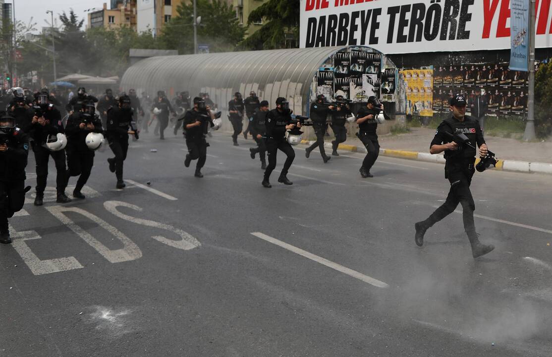 Tarptautinės darbo dienos protestai pasaulyje