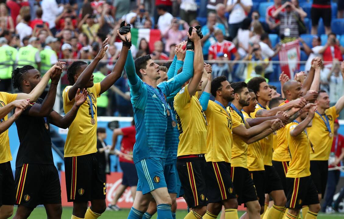 Pasaulio futbolo čempionatas: Belgija - Anglija 2:0