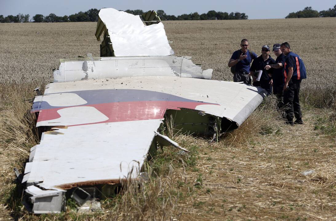 Vienas virš Ukrainos sudužusio „Malaysia Airlines“ keleivių buvo su deguonies kauke