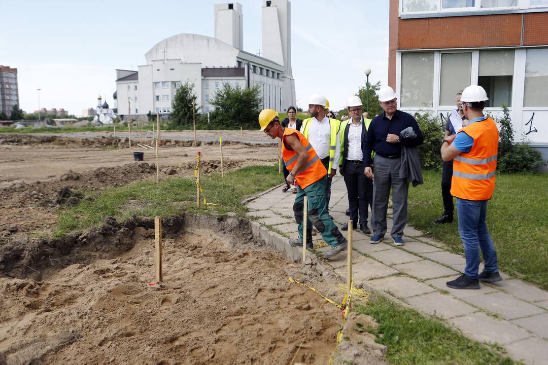 Apžiūrėjo tvarkomą Sąjūdžio parką