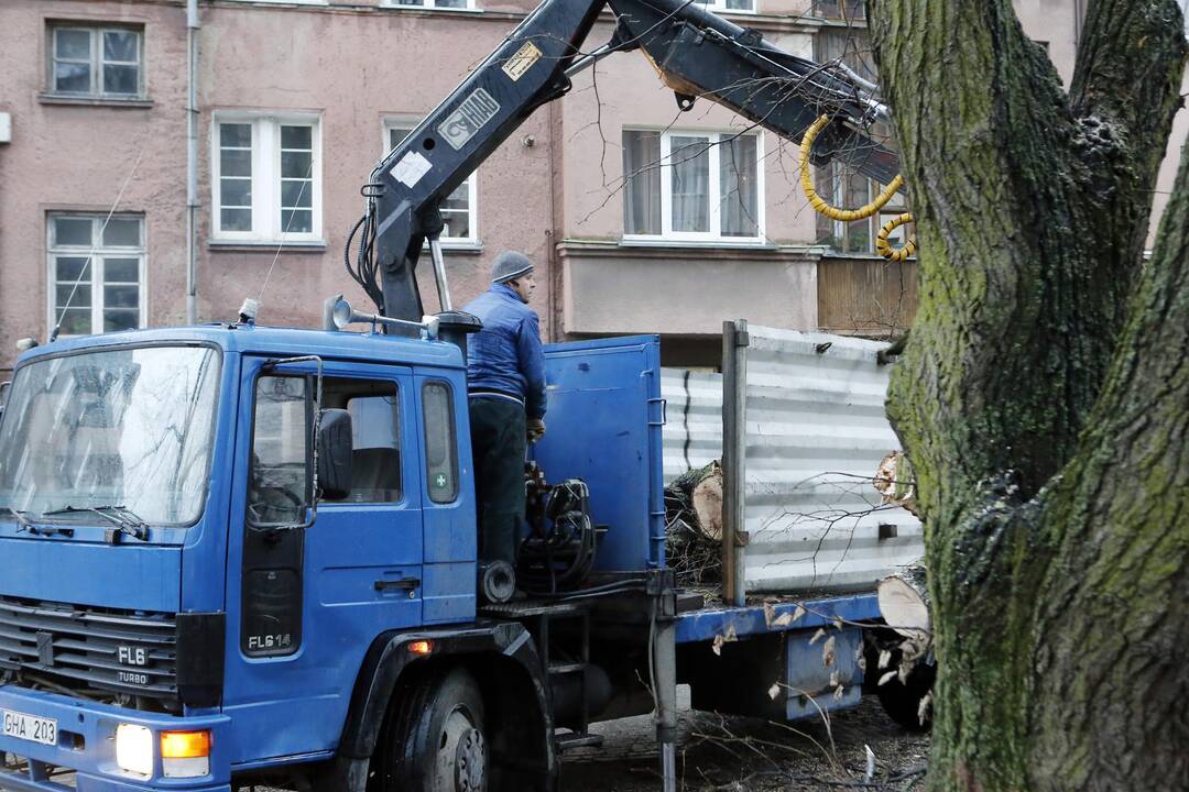 Gyventojai pasipyktino dėl kieme atliekamų darbų