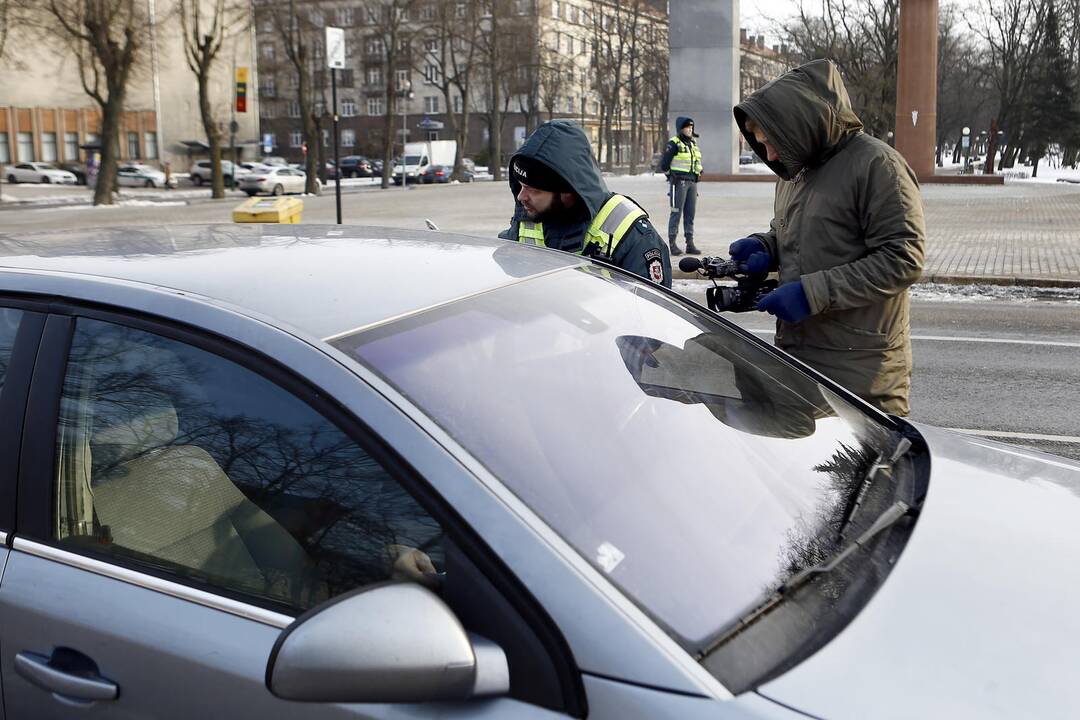 Policijos reidas senamiestyje