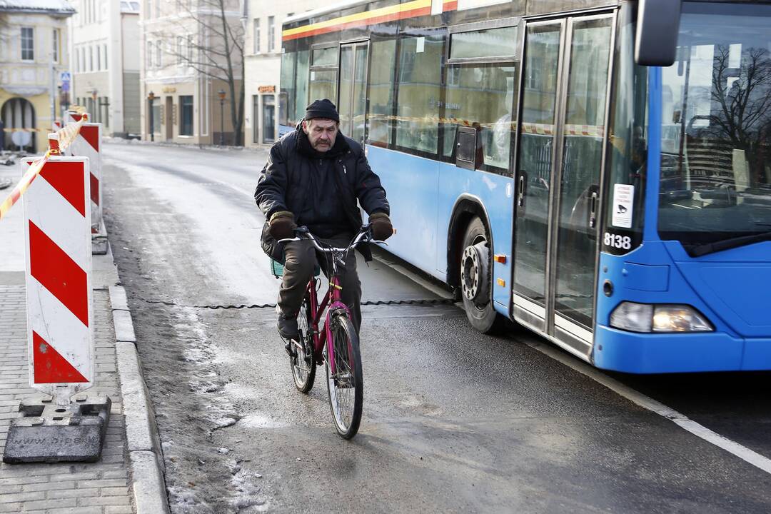 Policijos reidas senamiestyje